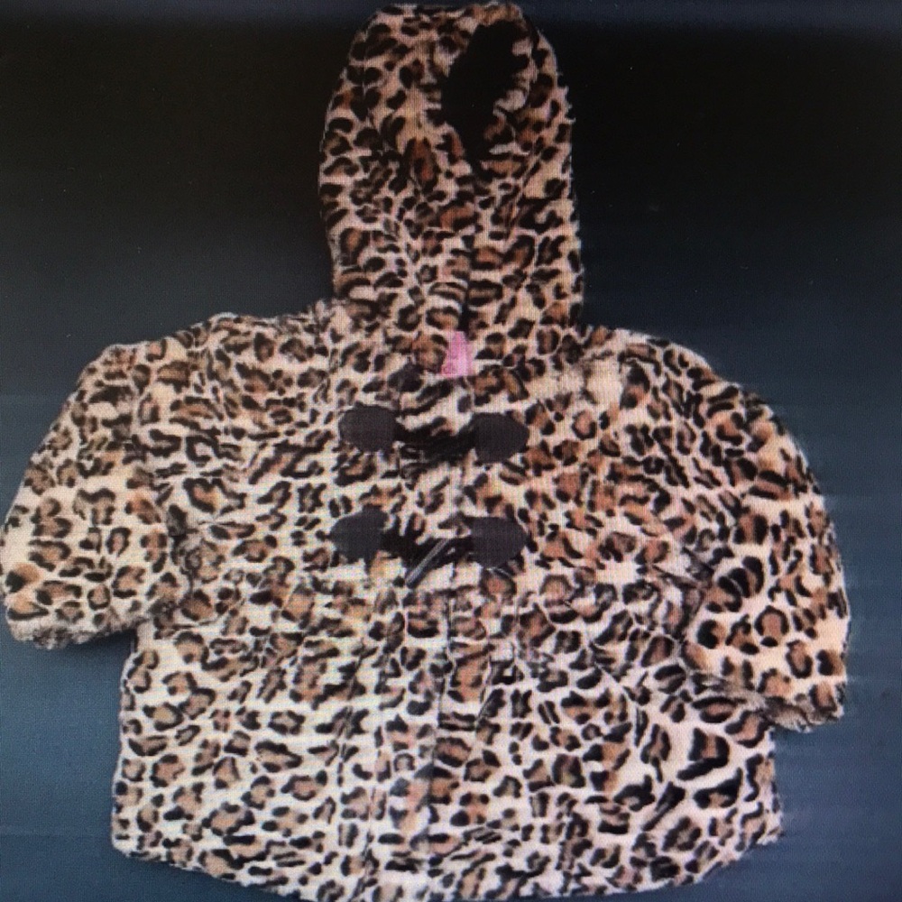 Leopard Print Kids Jacket